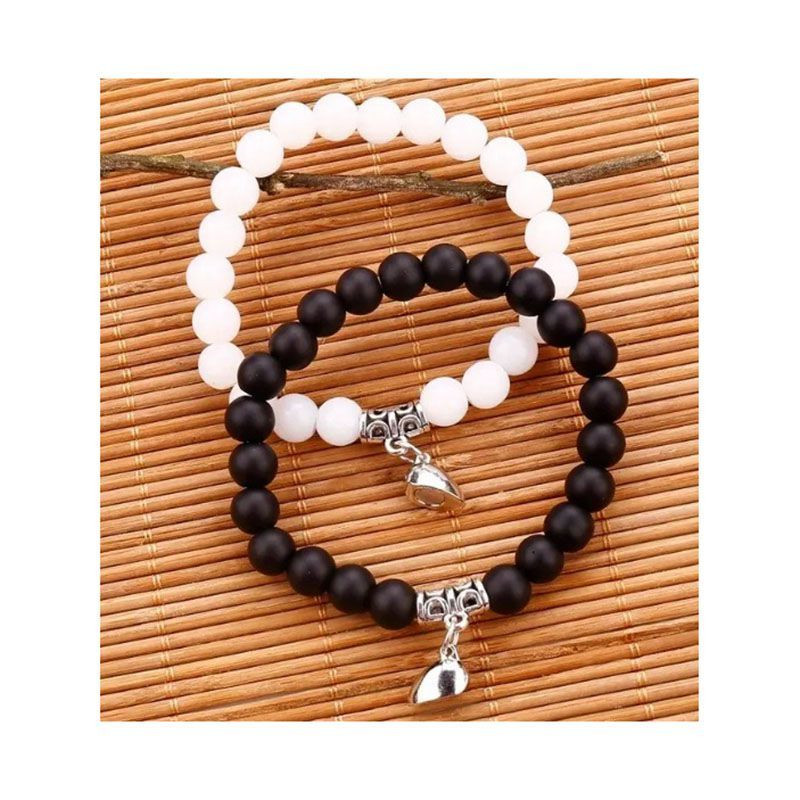 Парные браслеты хранители нежности с фигурными вставками Парные браслеты хранители нежности с фигурными вставками