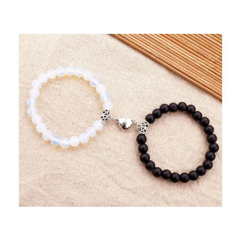 Парные браслеты хранители нежности с фигурными вставками Парные браслеты хранители нежности с фигурными вставками