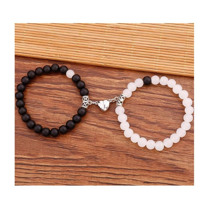 Парные браслеты хранители нежности с фигурными вставками Парные браслеты хранители нежности с фигурными вставками