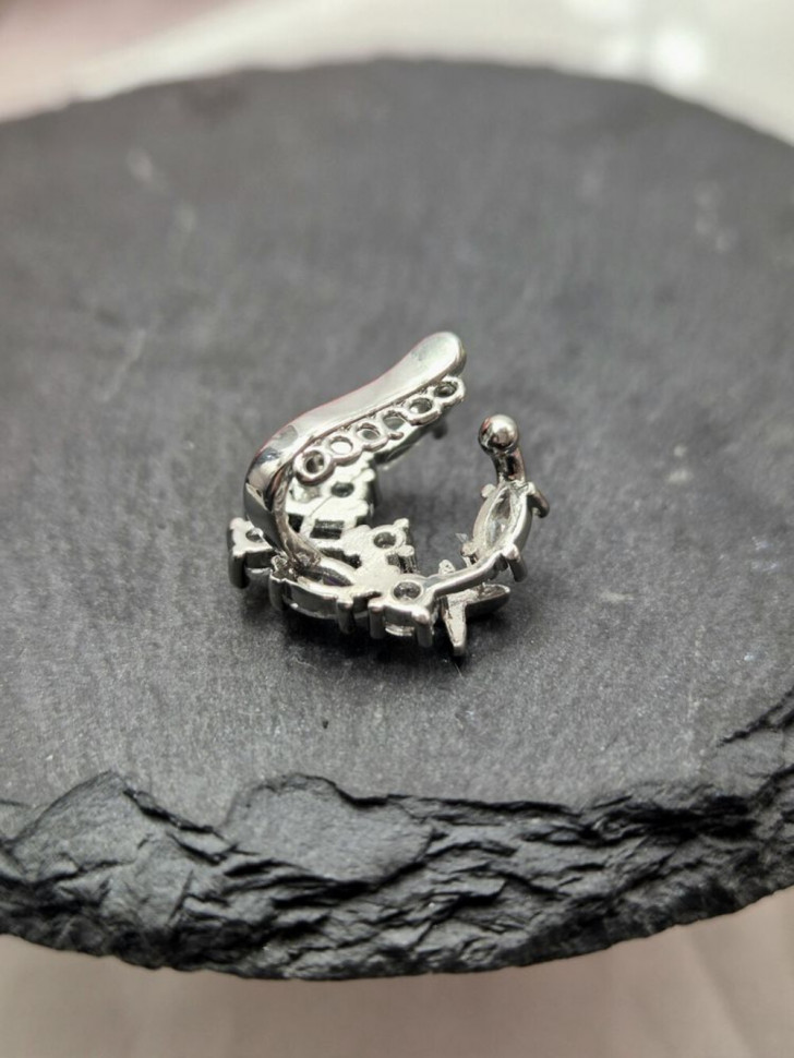 Кафф с крупными кристаллами и крестами 1J10995CJJ Кафф с крупными кристаллами и крестами 1J10995CJJ