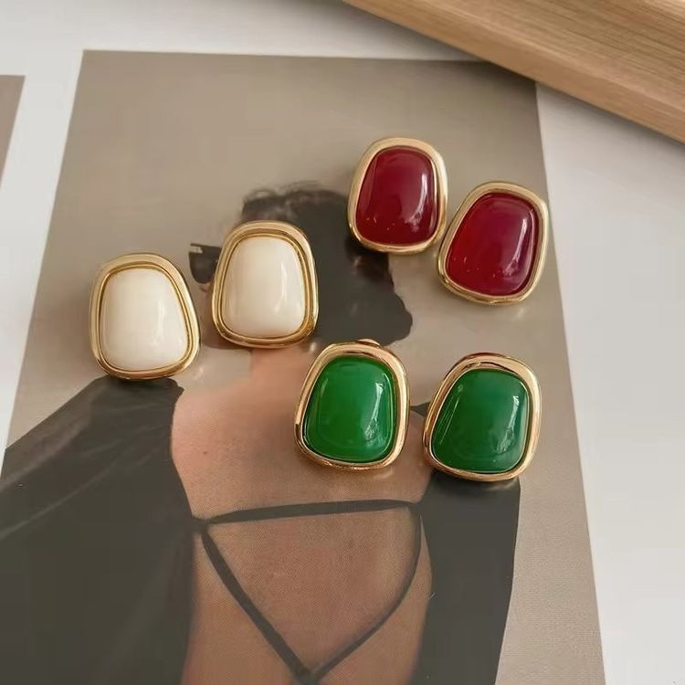 Серьги ювелирный сплав с серебряным гвоздиком J10393CJJ Серьги ювелирный сплав с серебряным гвоздиком J10393CJJ