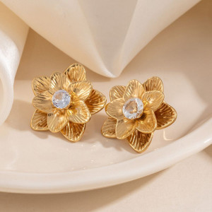 Серьги сталь CJT22587 Серьги сталь CJT22587