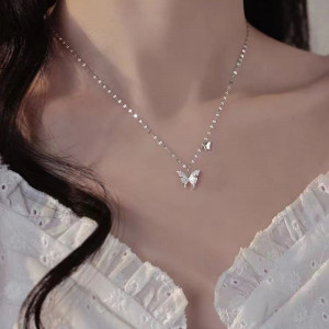 Минималистичная цепочка с миниатюрной бабочкой CJH48316