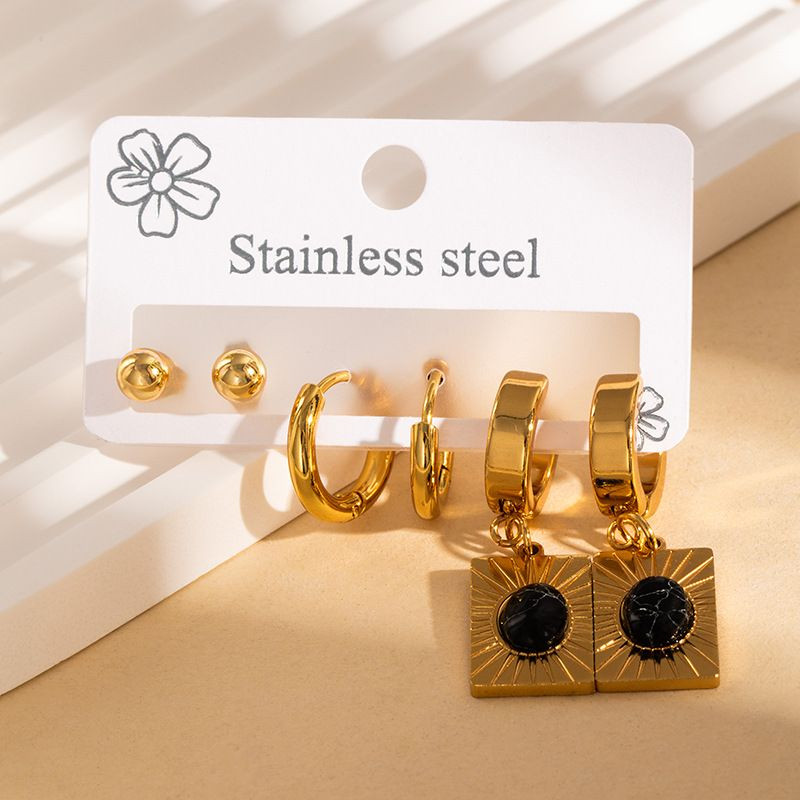 Стальной комплект бижутерии CJN43085 Стальной комплект бижутерии CJN43085