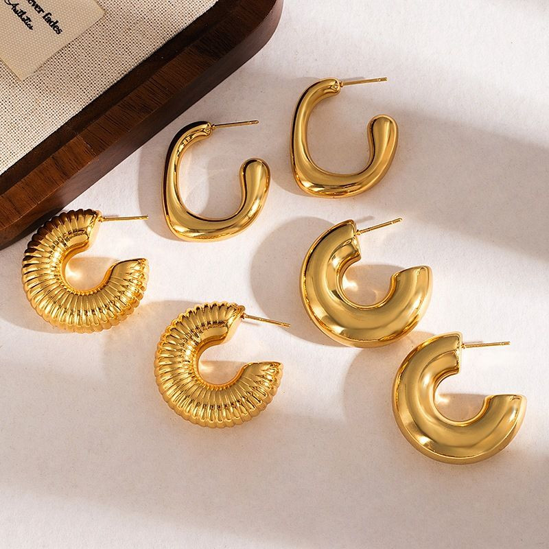 Серьги сталь CJN43138 Серьги сталь CJN43138