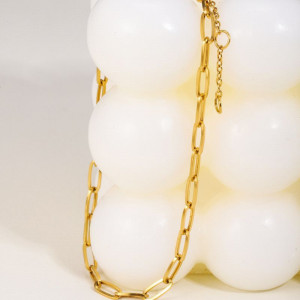 Браслет стальной с крупными овальными звеньями CJL32422 Браслет стальной с крупными овальными звеньями CJL32422