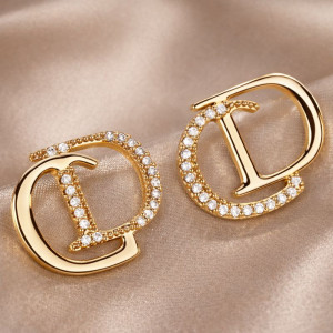 Серьги ювелирный сплав 1J12329CJJ