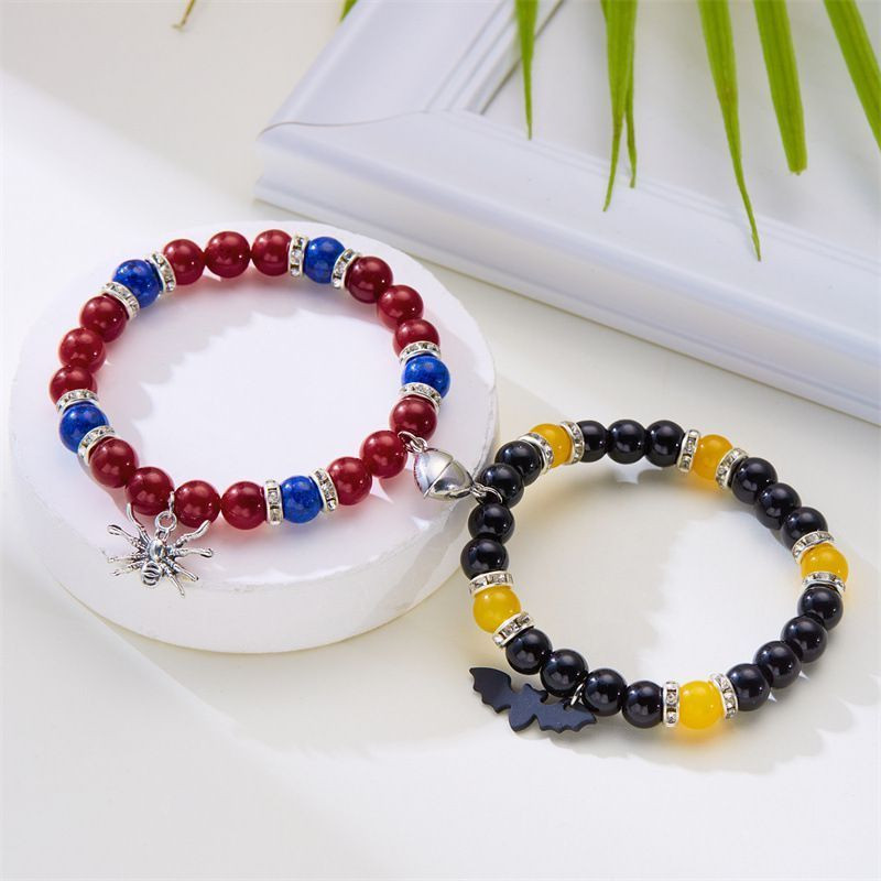 Парные браслеты спортивный шик с контрастными вставками