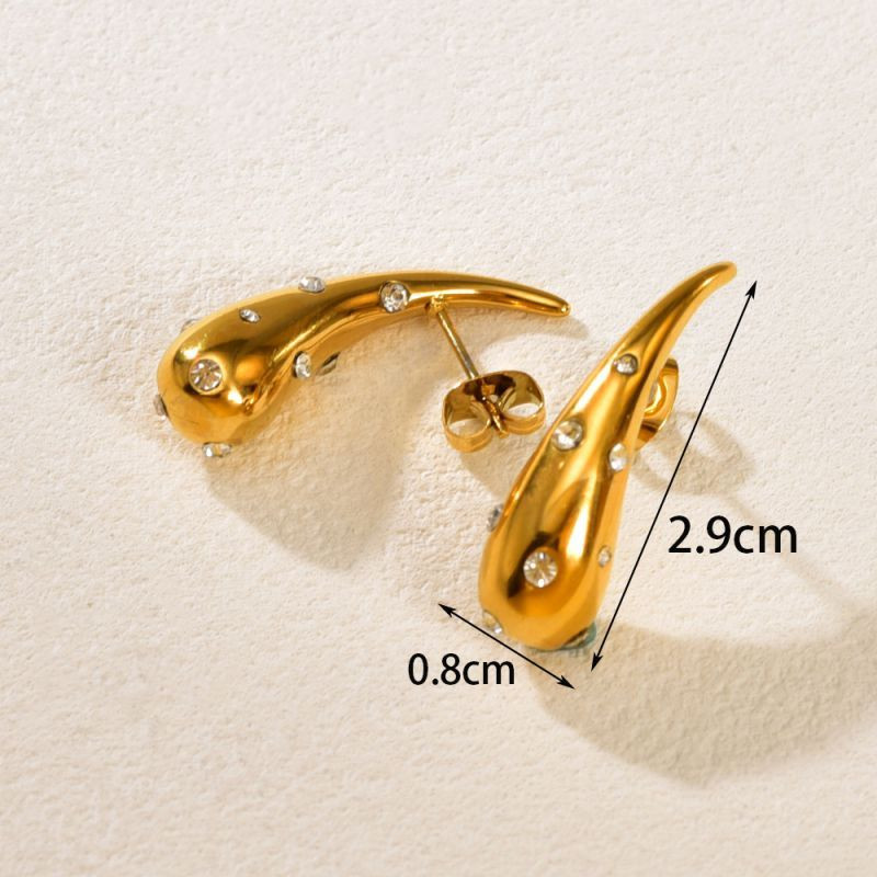 Серьги сталь CJP75719 Серьги сталь CJP75719