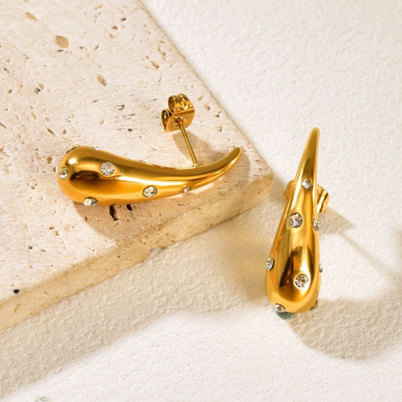 Серьги сталь CJP75719 Серьги сталь CJP75719