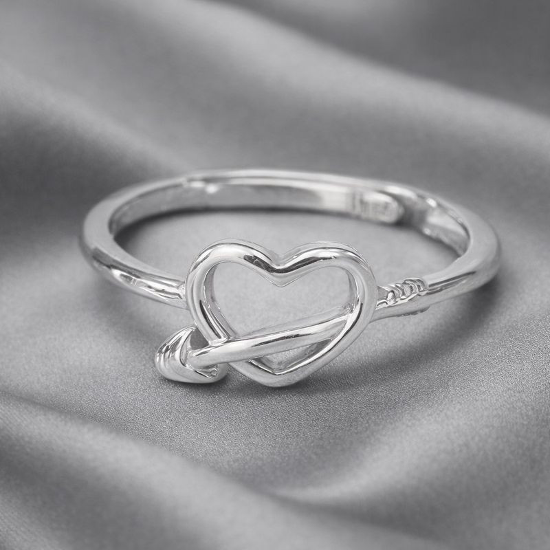 Кольцо сердце ювелирный сплав 1J12337CJJ