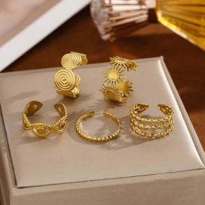 Стальной комплект бижутерии CJQ18921