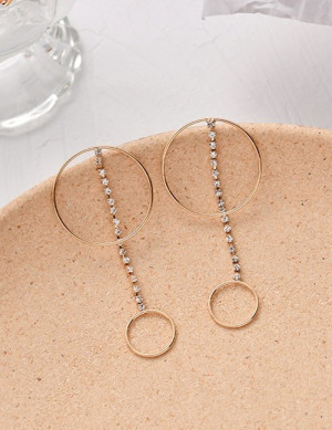 Длинные серьги D34114