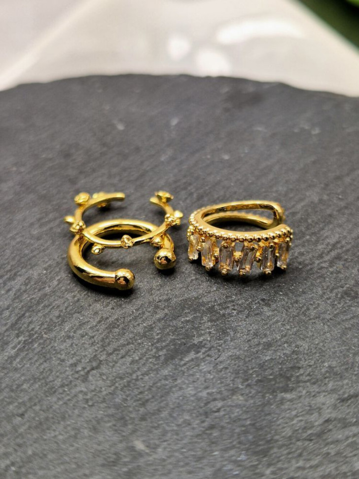 Кафф медь с напылением золотом J10998CJJ