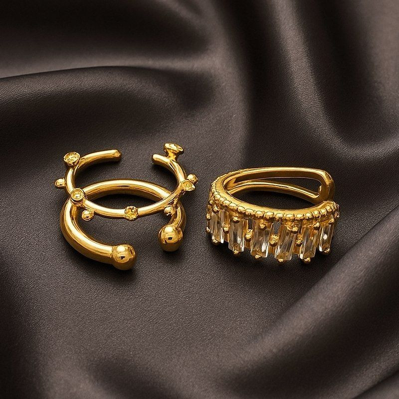 Набор каффов с крупными кристаллами 1J10998CJJ Набор каффов с крупными кристаллами 1J10998CJJ