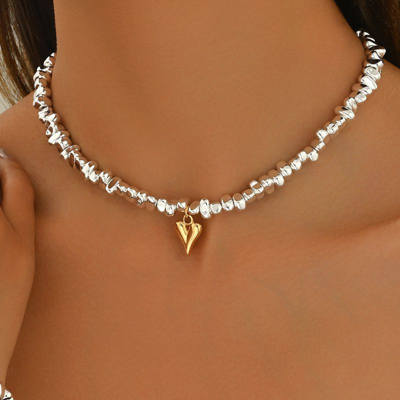 Колье ювелирный сплав сердце 1J11844CJJ Колье ювелирный сплав сердце 1J11844CJJ