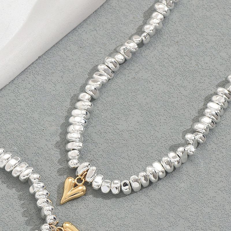 Колье ювелирный сплав сердце 1J11844CJJ Колье ювелирный сплав сердце 1J11844CJJ