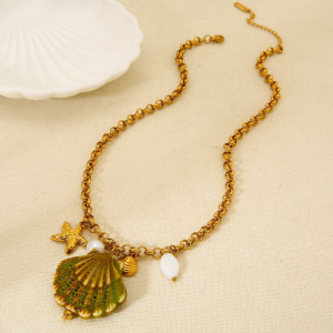 Колье из стали CJP49641 Колье из стали CJP49641