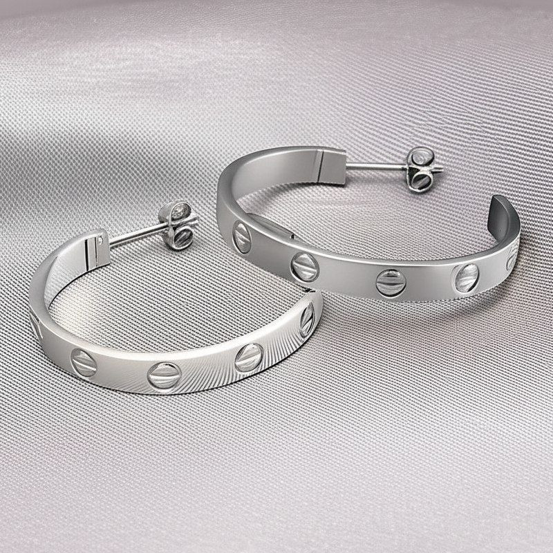 Серьги из титановой стали 1J12050CJJ