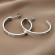 Тонкие серьги-полукольца 1J12050CJJ