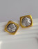Серьги-пусеты «Античная монета» Z52653