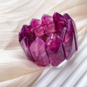 Браслет жесткий сегментированный с имитацией кристаллов CJR57096 Браслет жесткий сегментированный с имитацией кристаллов CJR57096