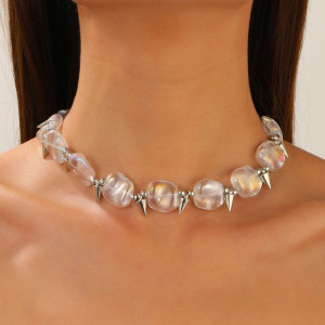 Колье из стали CJJ16970 Колье из стали CJJ16970