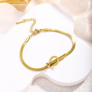 Браслет-цепочка с узловым элементом и гвоздем CJH37259