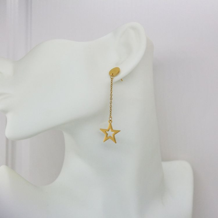 Серьги медицинская сталь с напылением золотом J10351(CJJ) Серьги медицинская сталь с напылением золотом J10351(CJJ)