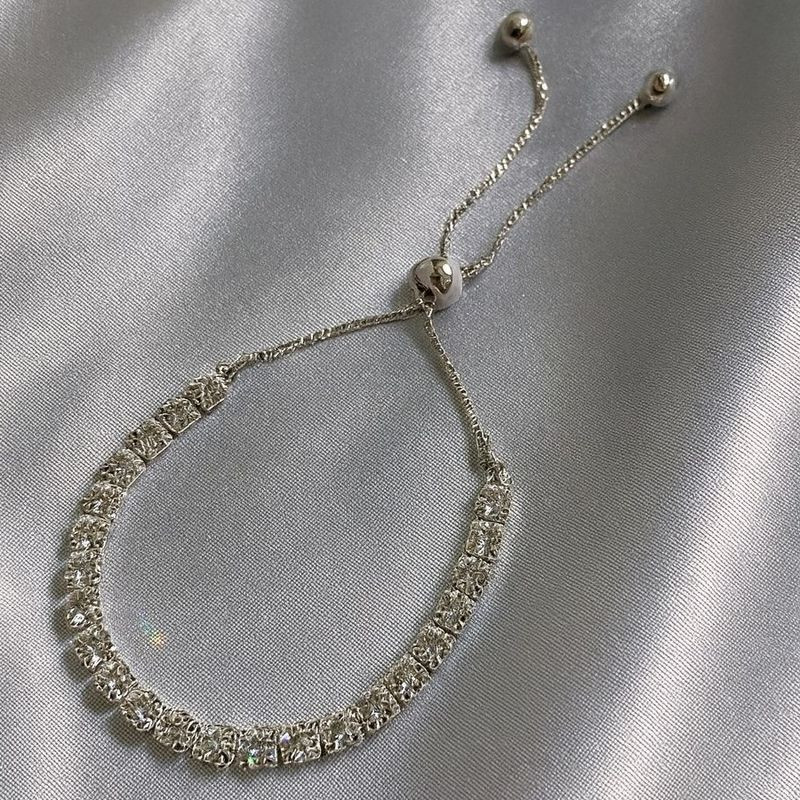 Браслет медь циркон напыление платиной 1J12504CJJ