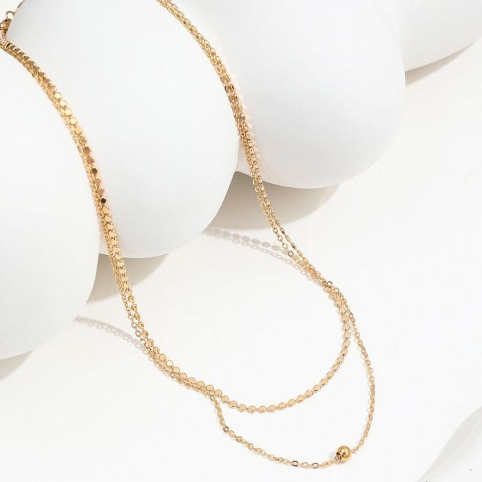 Двойная тонкая цепочка с миниатюрным кристаллом CJM59723