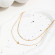Двойная тонкая цепочка с миниатюрным кристаллом CJM59723