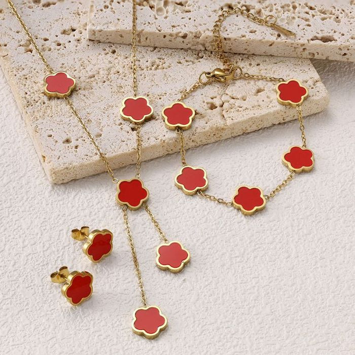 Стальной комплект бижутерии CJM70517 Стальной комплект бижутерии CJM70517