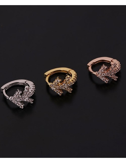 Стальные серьги P13575
