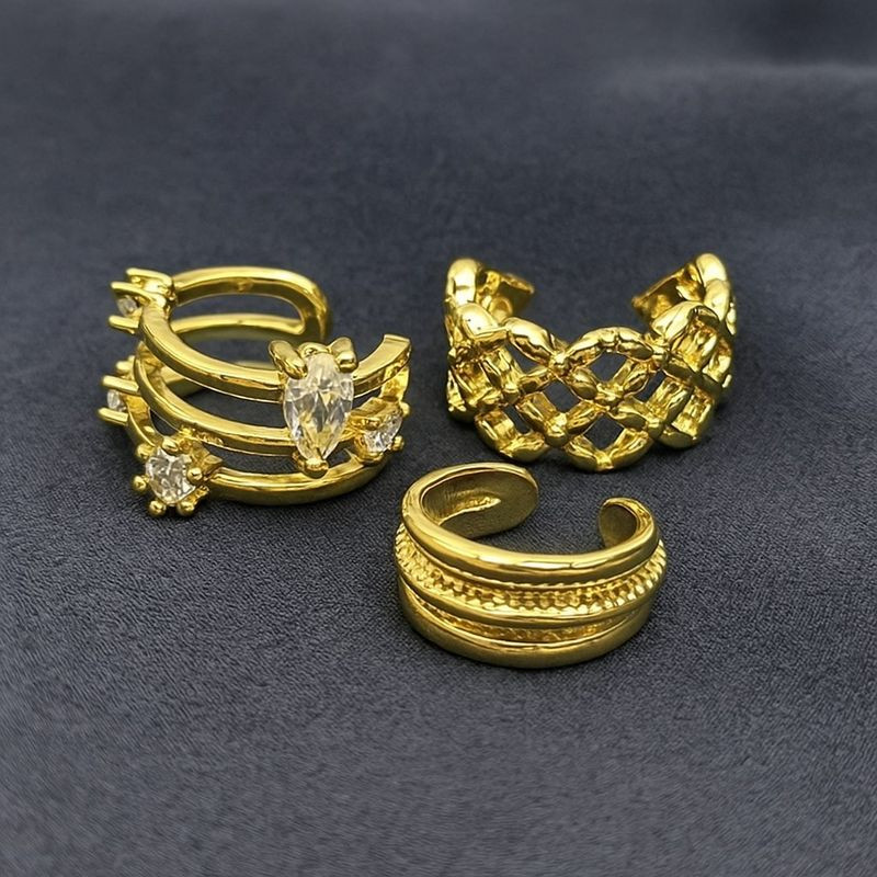 Кафф медь с напылением золотом J11001CJJ