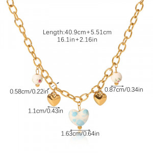 Колье из стали CJR68407