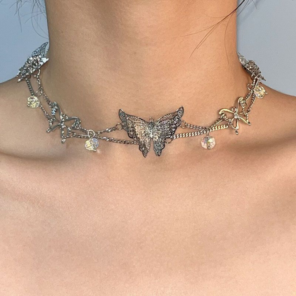 Колье из стали CJH78304