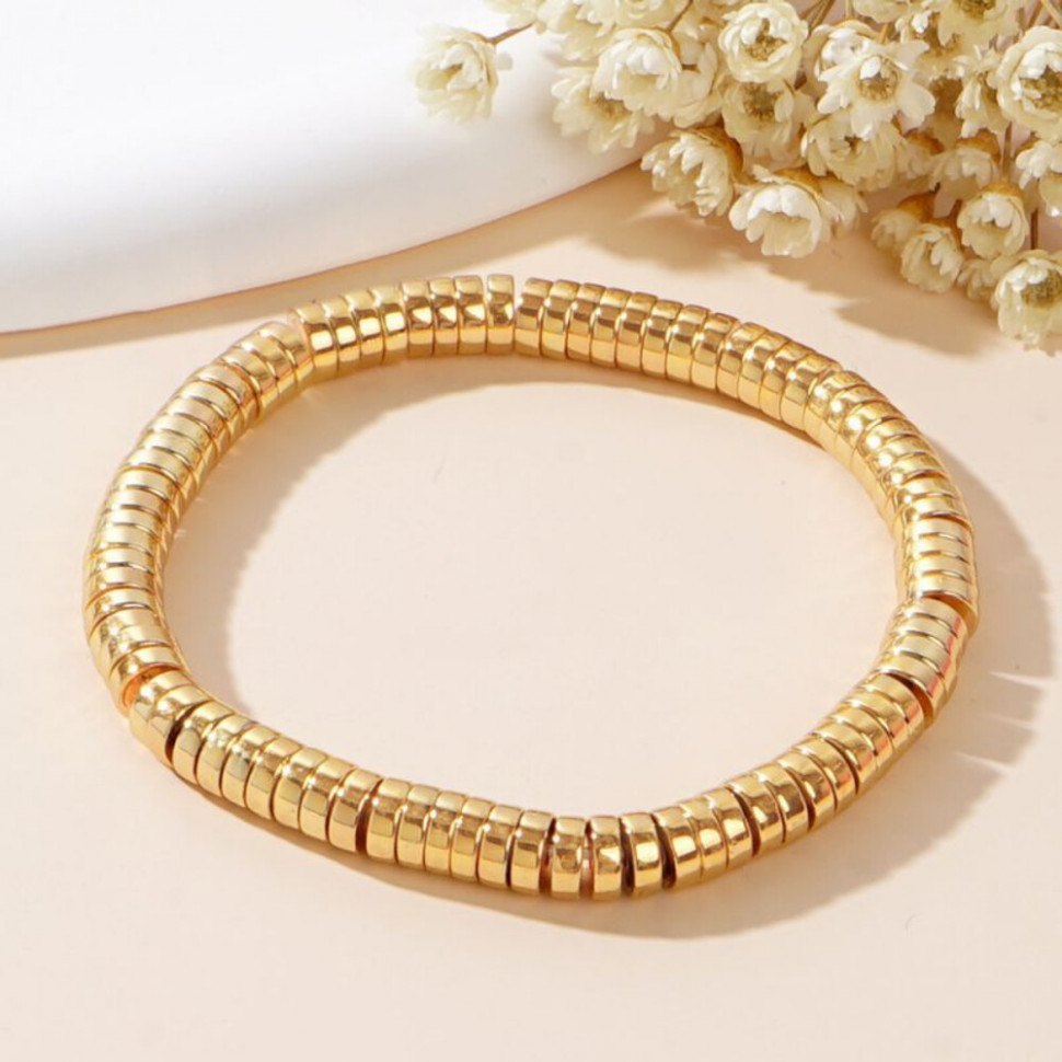 Браслет жесткий с рельефным плетением CJH69741