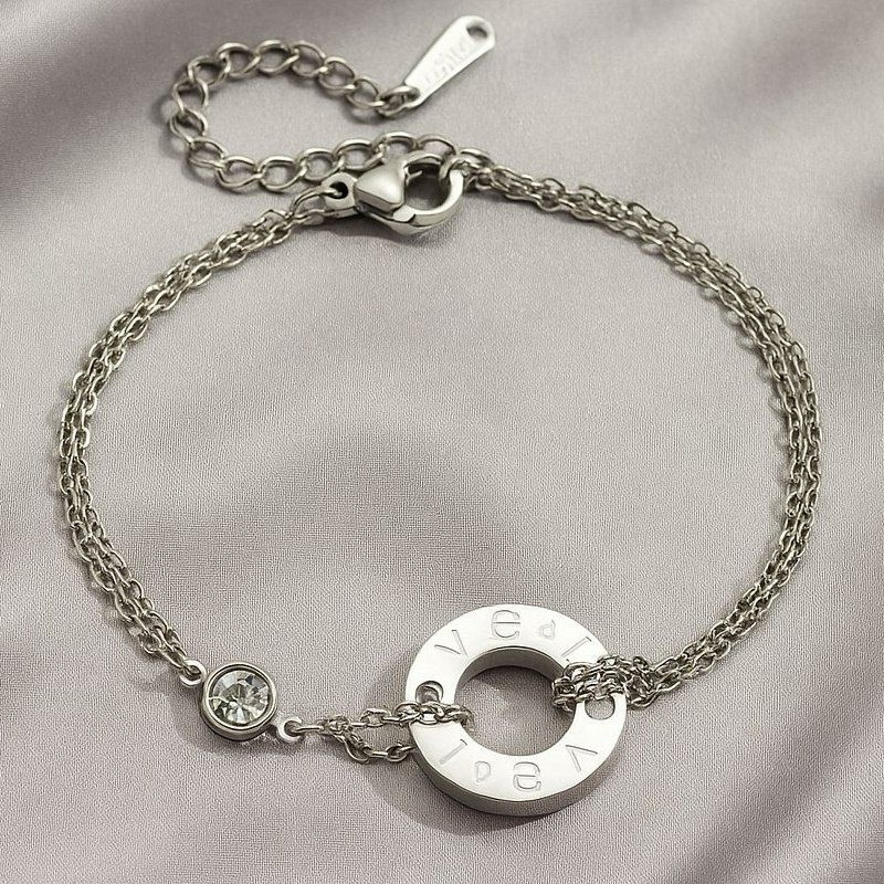 Браслет-нить с кольцом и римскими цифрами 1J12053CJJ