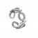Кольцо стальное женский знак J10187CJJ