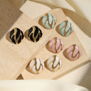 Серьги сталь CJL91314 Серьги сталь CJL91314