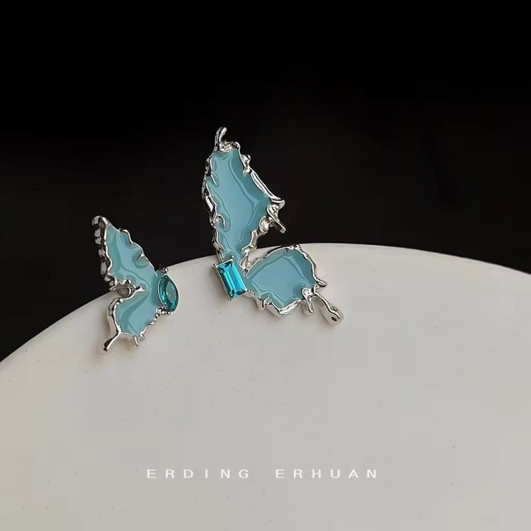 Серьги ювелирный сплав с серебряным гвоздиком J10400CJJ