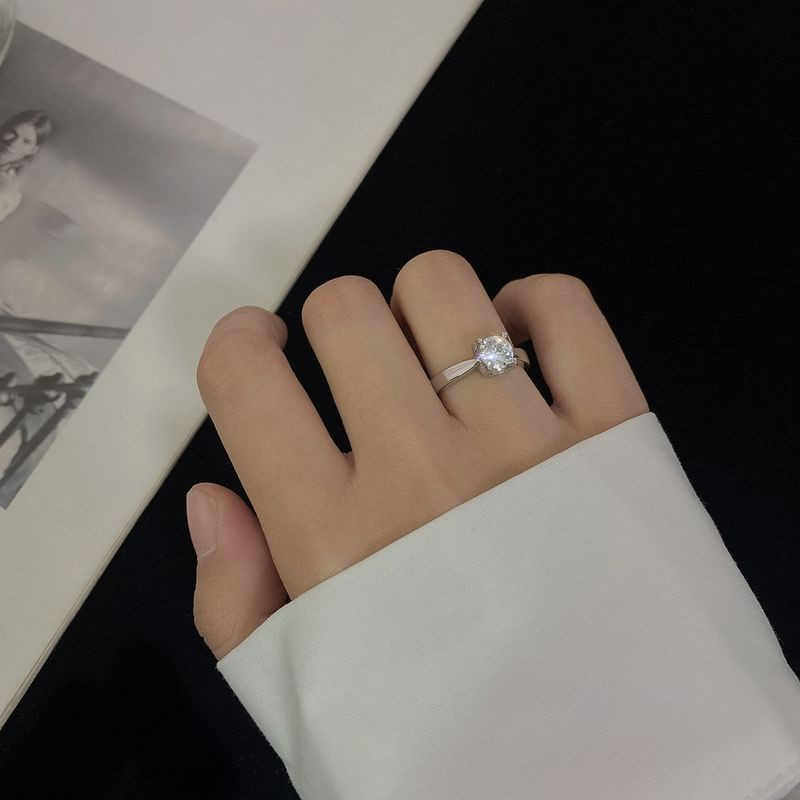 Классическое помолвочное кольцо с крупным кристаллом 1J12336CJJ