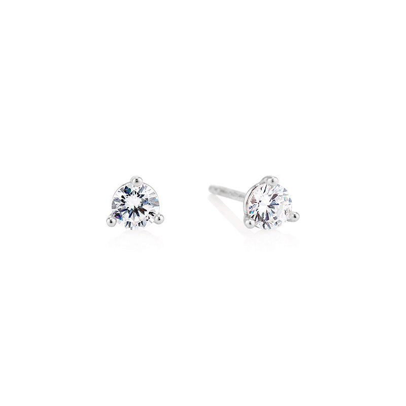Серьги со звездой и цирконом ASUZ51129
