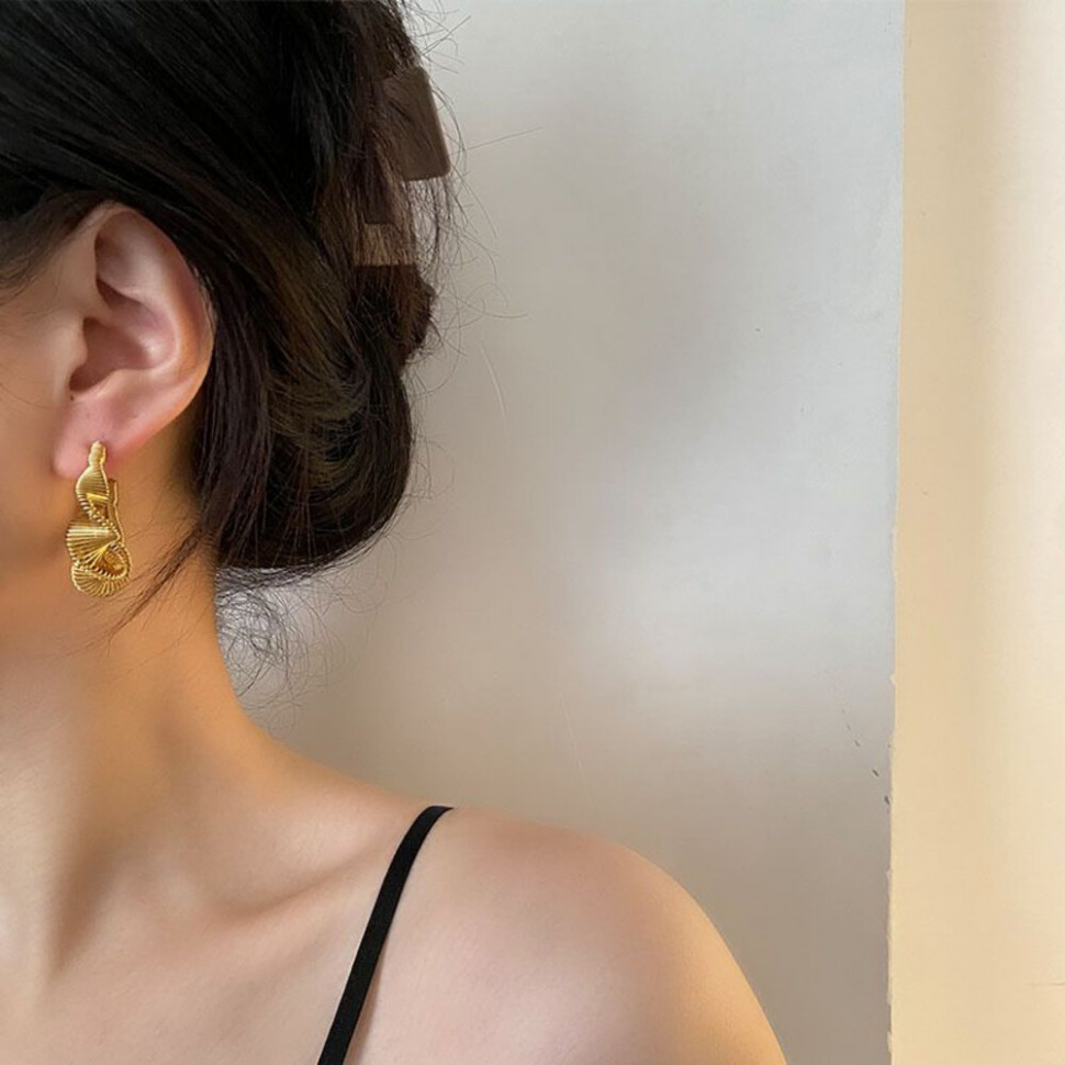 Серьги сталь CJH14945