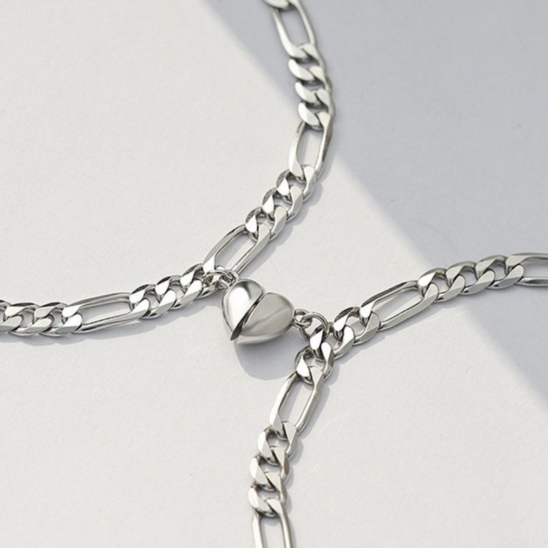 Парные браслеты золотое единство с крупными звеньями Парные браслеты золотое единство с крупными звеньями