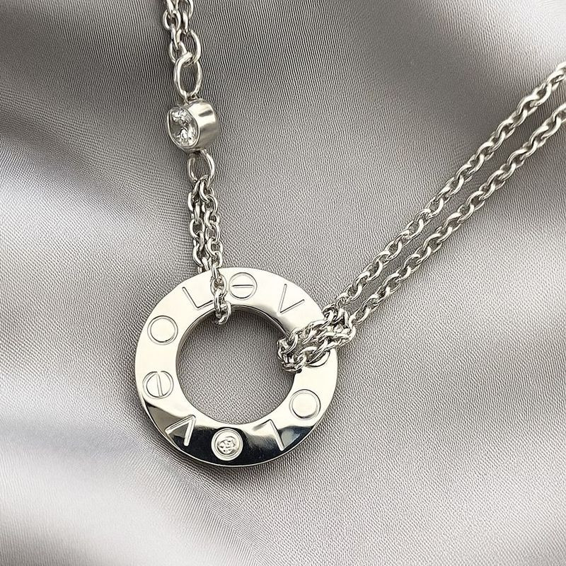 Титановая цепочка с кулоном-кольцом Love и цифрами 1J12055CJJ Титановая цепочка с кулоном-кольцом Love и цифрами 1J12055CJJ