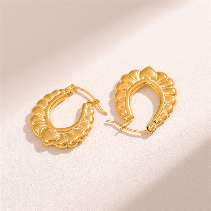 Серьги сталь CJE02765