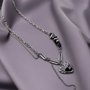 Колье медицинская сталь J10976CJJ