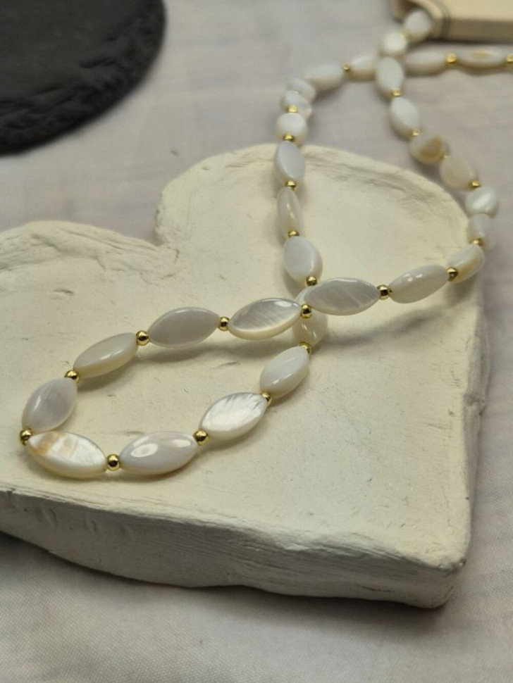 Жемчужные Бусы в классическом стиле с крупными звеньями 1J11332CJJ